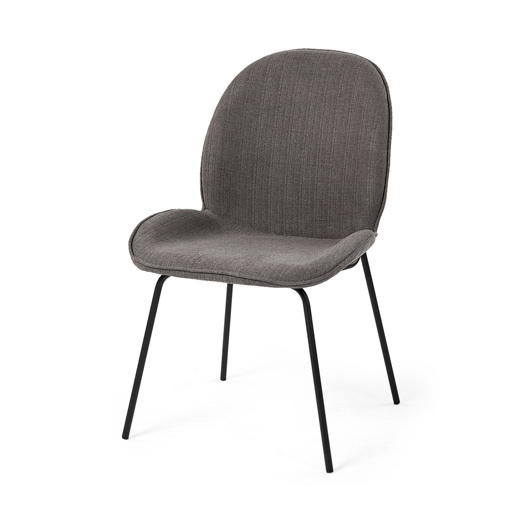 Inala Grey Seat Metal Frame Dining Chair